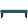 346670 vidaXL Bench Dark Blue 100x30x30 Cm Velvet