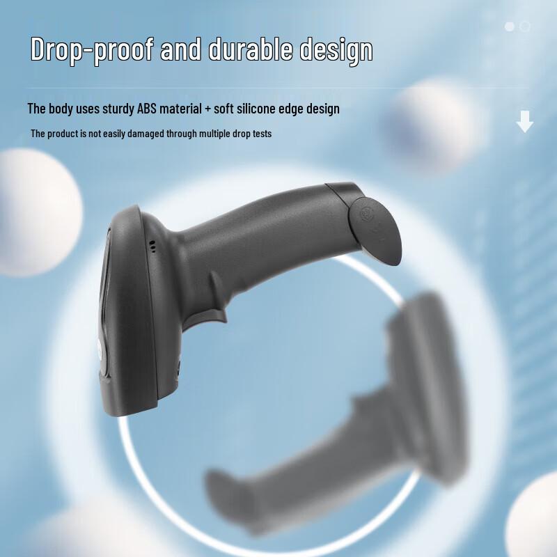 NTEUMM K2 Wired 1D Laser Barcode Scanner