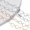 1Meter Stainless Steel Never Fade Hollow Heart Chains Link Handmade DIY Necklace Bracelet Anklets Jewelry Making Supplies