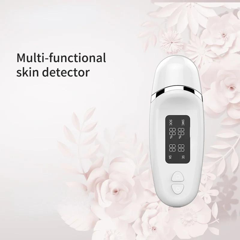 Multifunctional Skin Analyzer Digital Display Skin Moisture Detector Facial Water and Oil Intelligent Detection Pen Spa Monitor Skin Problems Detect