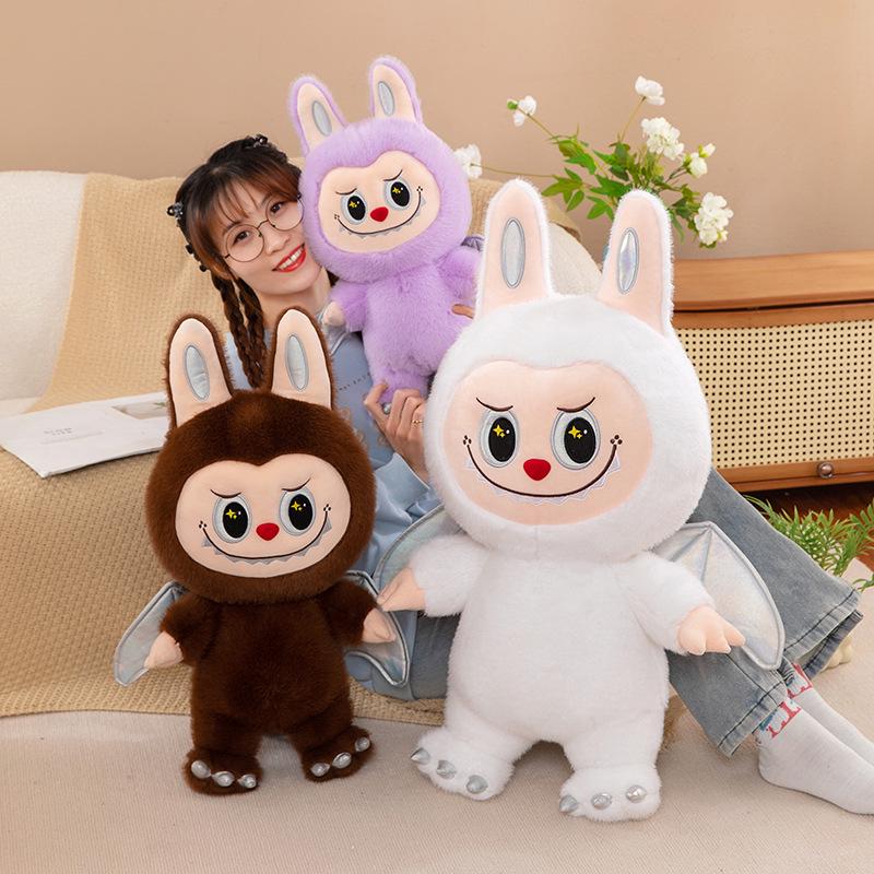 Adorable Angel Labubu Rabbit Plush Cartoon Cloth Doll