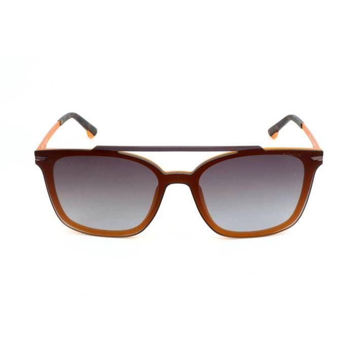 Lunettes De Soleil - Police - PLD528-9UXM - Monture Gris/orange - Verres Marron Dégradé - Protection Catégorie 3