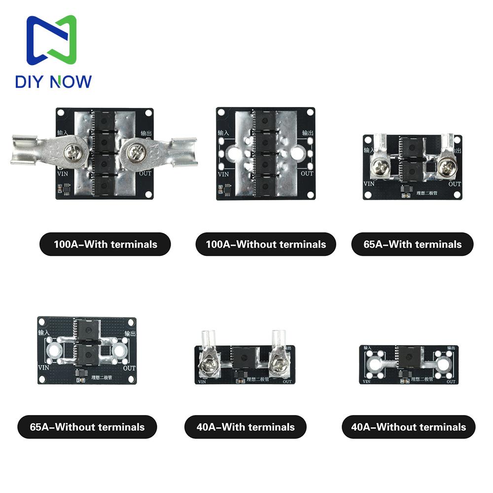 Diode Module40A 65A 100A High Current Reverse Flow Protection Ideal Diode Rectifier Board for Solar Charging Anti-Backflow