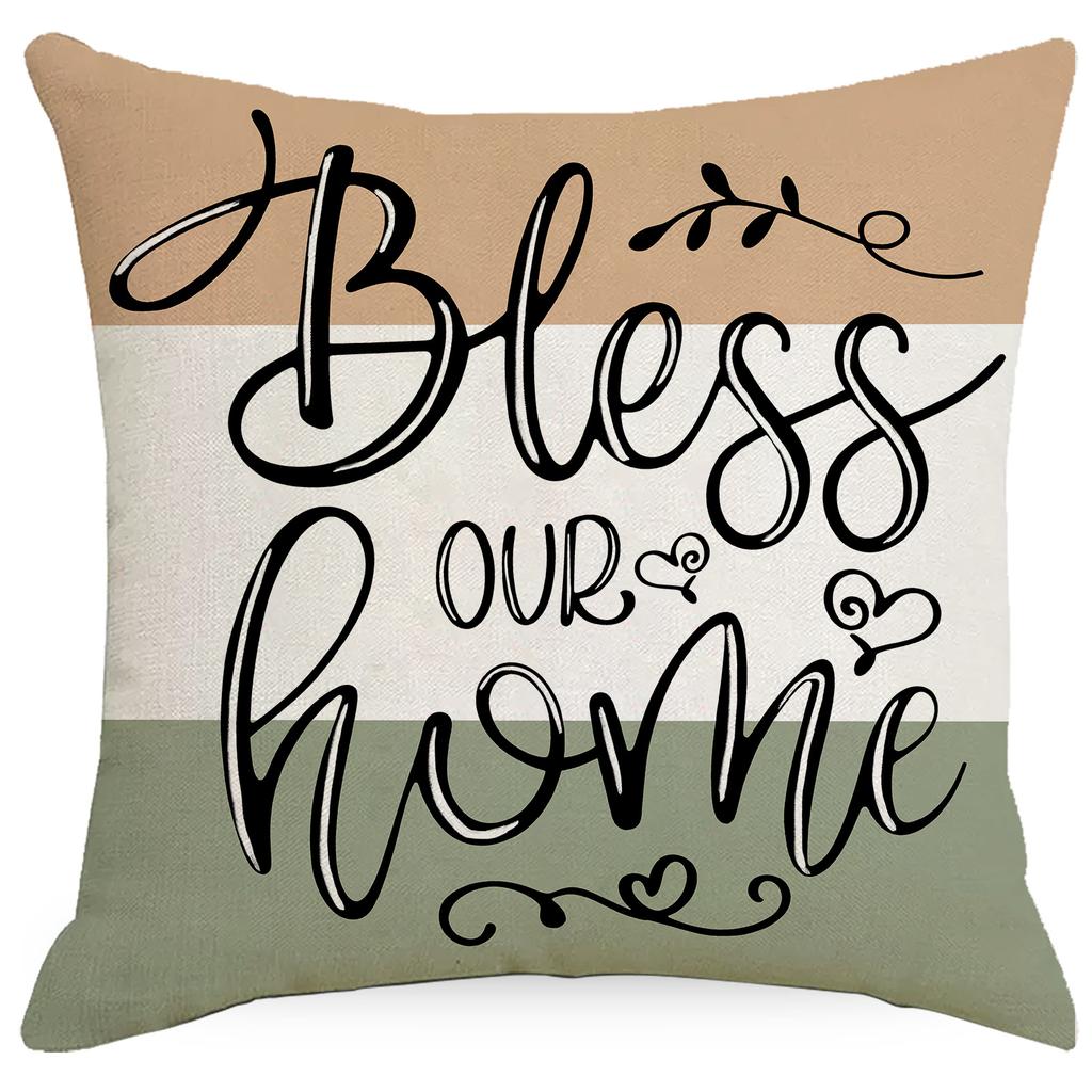 Sofa Pillow Spring Decoration Plant Print Pillow Living Room Simple and Comfortable Seat Cushion