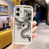 Phone Case for Xiaomi Redmi Note 14 11 12 13 Pro Plus 10Pro 11Pro 11S 12S 12Pro Soft Cover Shell Black Dragon Snake