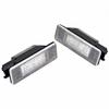 2X Kennzeichenleuchte Für Peugeot 308 3008 308CC 106 1007 207CC 307 3008 406 407 607 806 807 508 LED Kennzeichennummernleuchte Canbus