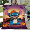 1pc Stitch Printing Blanket - Soft, All-Season Throw for Office Blanket,Personalized Gift with Adorable Cartoon Design
