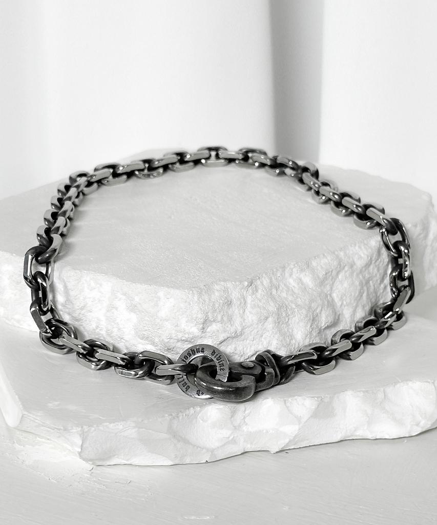 Blessed Bullet Ss-Black Line Original Chain Necklace_5.5/6/9Mm