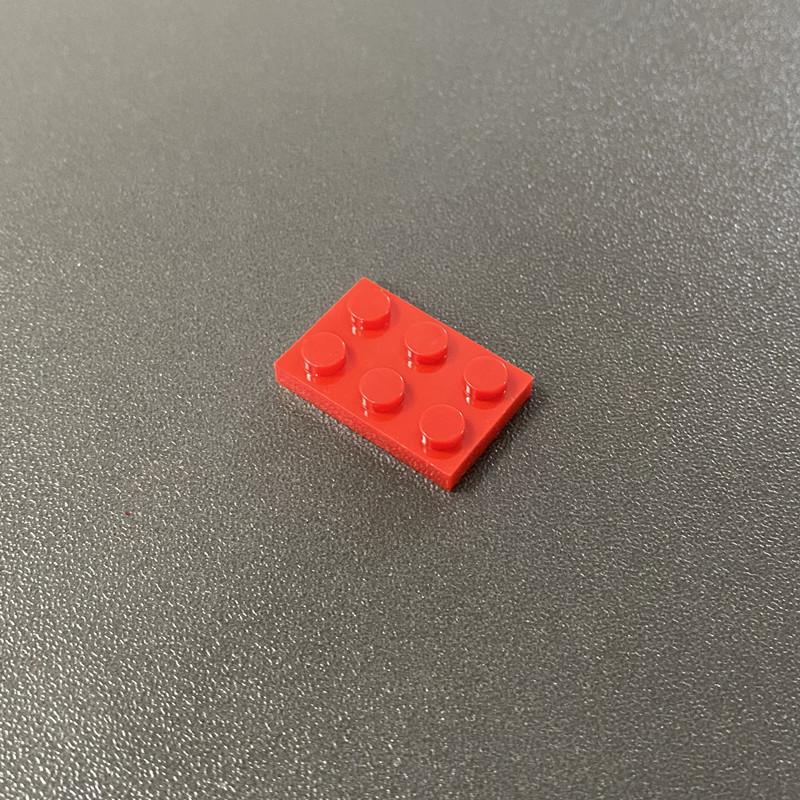 Small Particle Assembly Diy Building Block Bulk Accessories, Compatible Building Block 3021 Parts 2X3 Low Brick Board 6 Hole Sheet