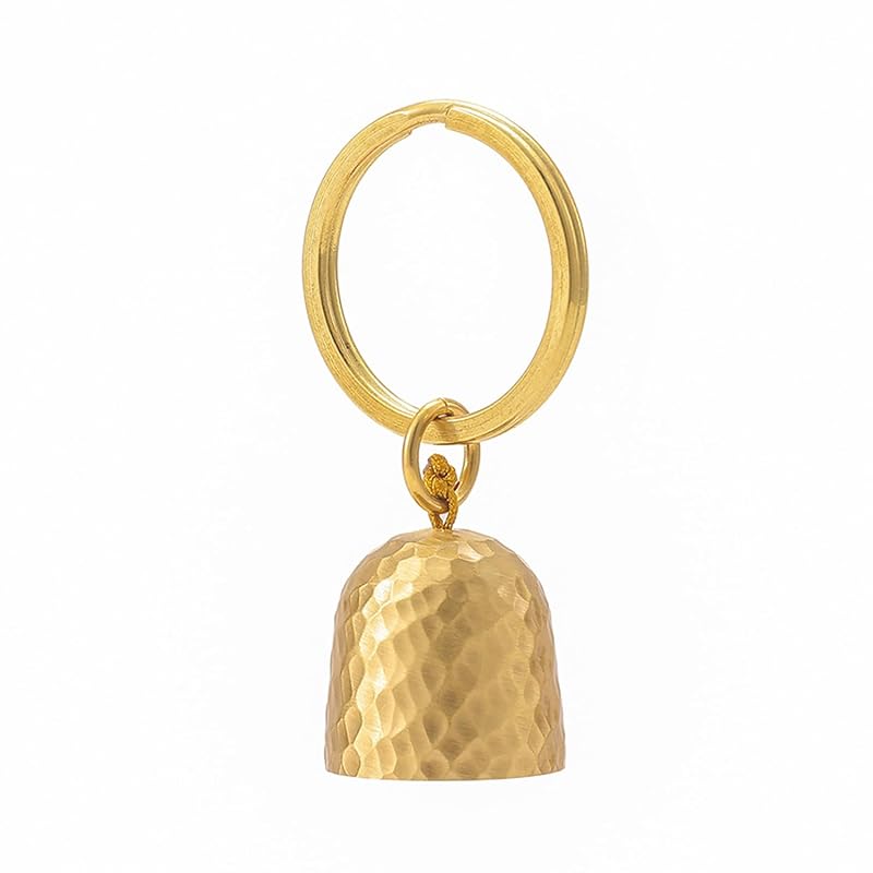 

[YaoooosF] key ring key ring jingle bells brass bell bell pendant bag charm men s ladies hanging ornament Suzu good sound miscellaneous goods crafts