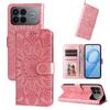 For Xiaomi Redmi K90 Pro Max 5G/Poco F8 Ultra Case Sunflower Imprint Leather Wallet Phone Cover