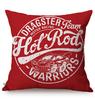 1986S Vintage Motorcycle Style Cushion Cover Letter Poster Cool Punk Cartoon Decorative Linen Car Sofa Throw Pillow Case Cojines