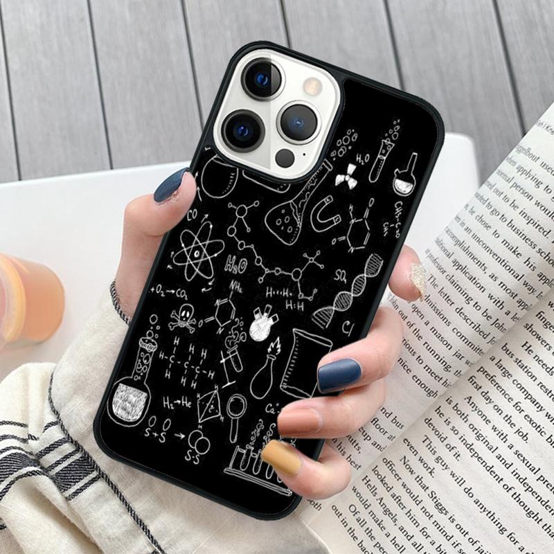 Science Chemistry Style Phone case  For iPhone 17 Air 16 15 14 11 12 13 Pro MAX Plus cover shell coque