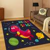 Dinosaur Cute Dino Cartoon Carpet Rug for Bedroom Living Room Sofa Home Doormat Kitchen Decor,Kid Game Area Rug Non-slip Mat