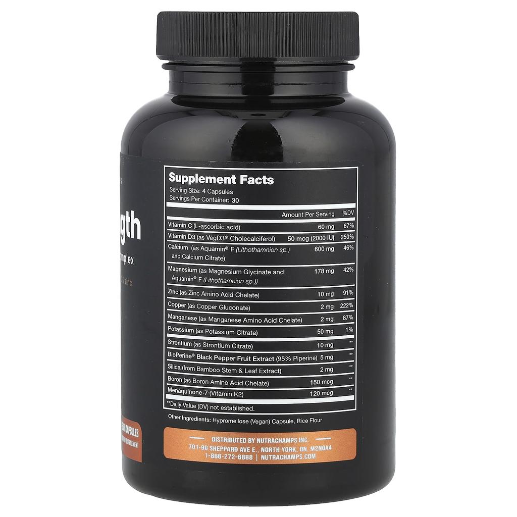 Bone Strength, Veggie Capsules 120