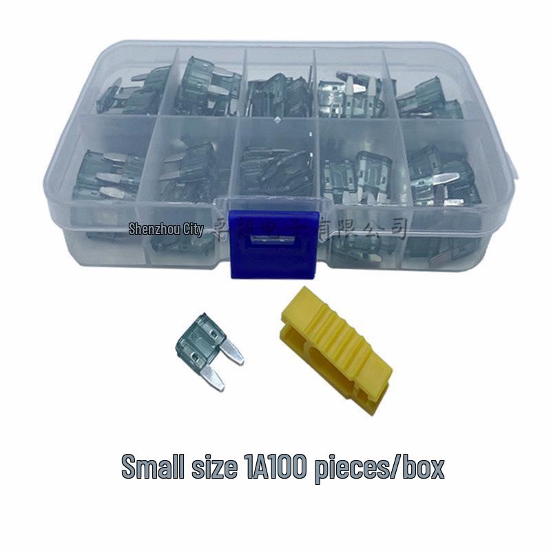 Car Fuse Box Set: Blade Fuses In Small, Medium, & Large (1A, 3A, 10A, 15A)