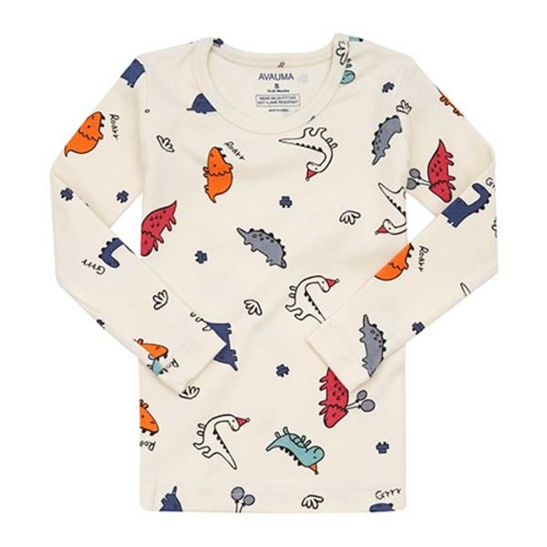 Abama Baby Childrens Long -sleeved Room Size S, Korea Best Childrens Clothes