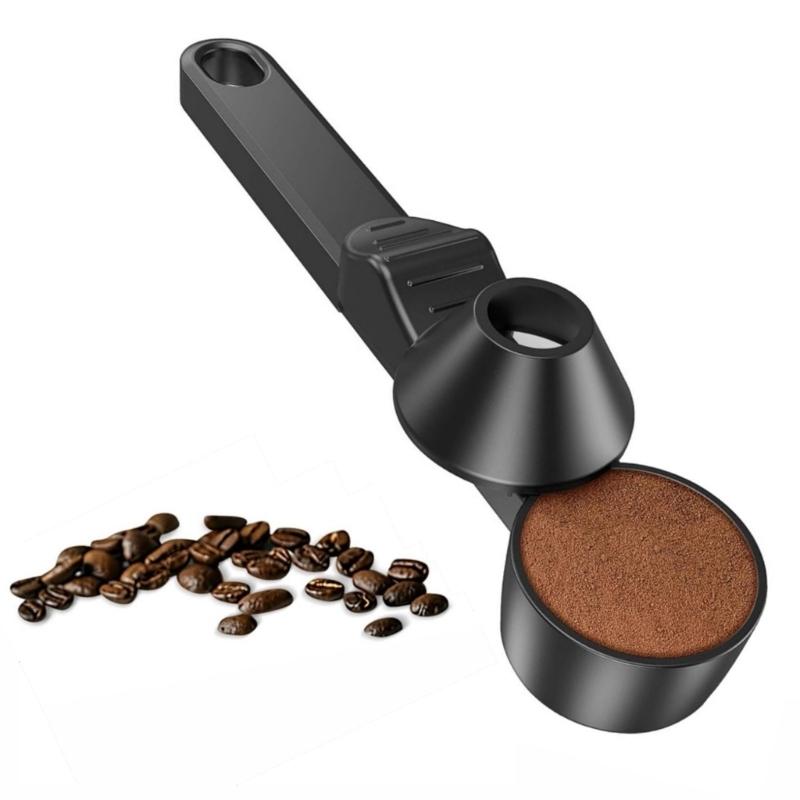 Reusable Coffee Scoops And Funnel Set 2 Tbsp Measuring Tool For Ground Coffee Protein Powder Leak Proof Ergonomic Designs