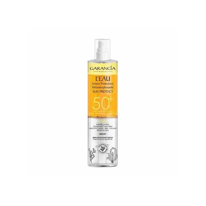 Soin Solaire - GARANCIA - Eau Solaire Protectrice SPF50 - 150Ml - Non Gras - Texture Liquide