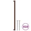 Furniture Handles 10 Pcs Bronze 480 Mm Stainless Steel