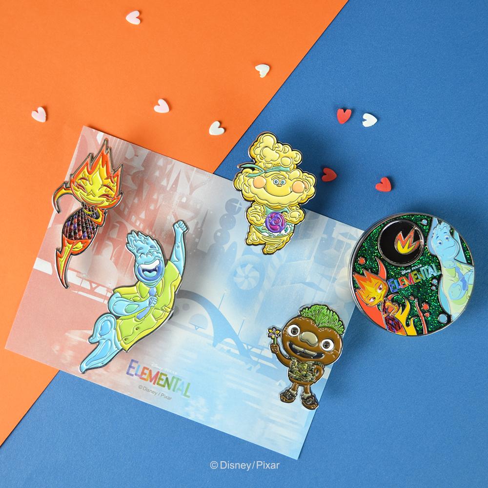 Iknowk Disney Elemental Goods Metal Badge