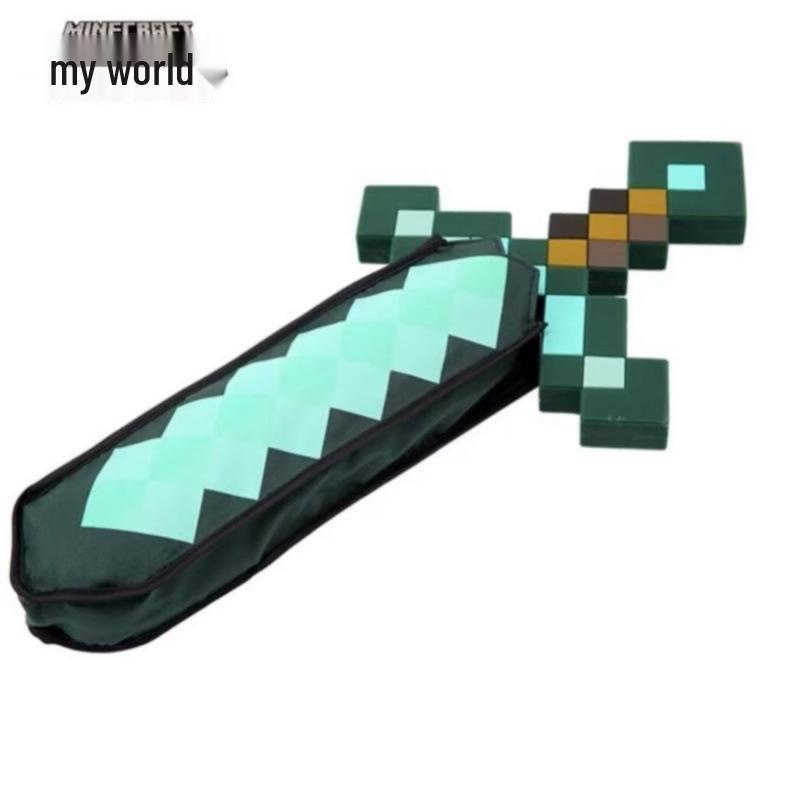 

Нова парасолька-меч з діамантами з Minecraft - Чорний складаний дизайн Tech