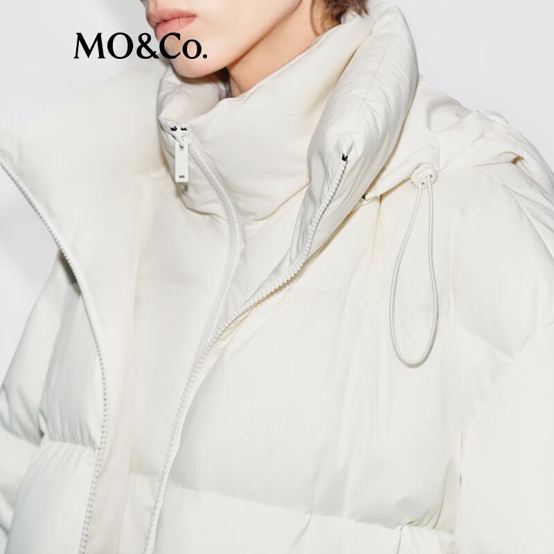 MO&Co. Women's Loose Fit Stand Collar Down Jacket