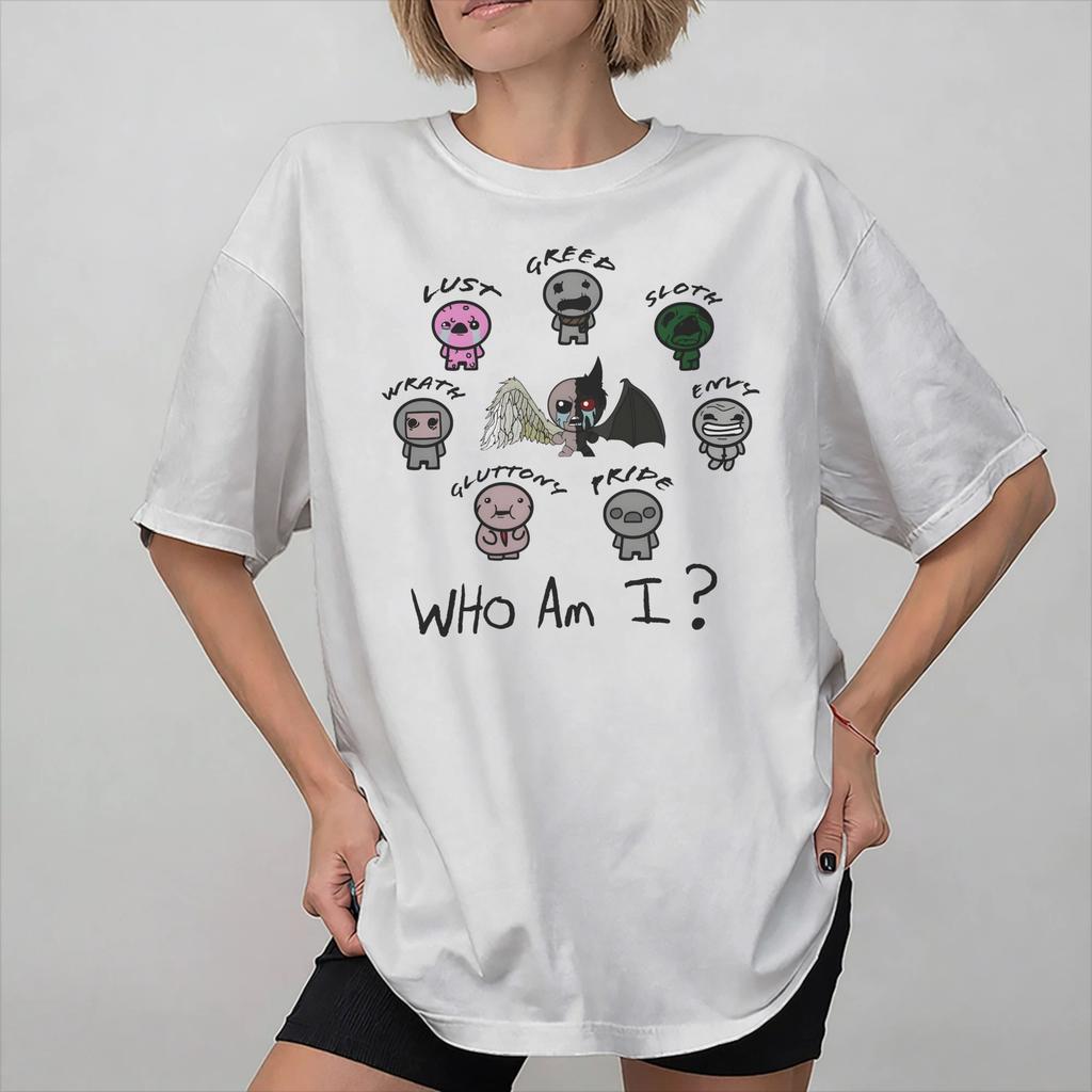 The Binding of Isaac Fashion T Shirts Unisex Women 100 Cotton Tee Shirt Clothing