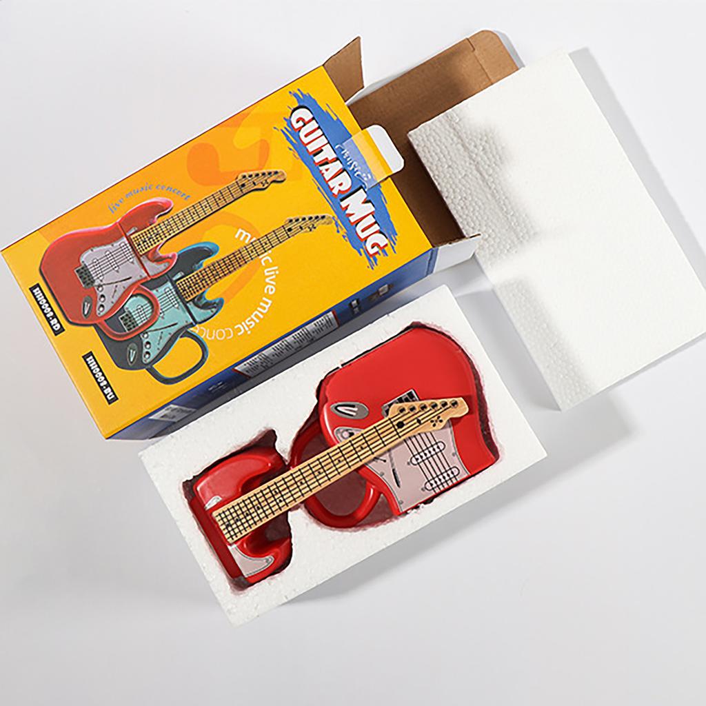 Type of Creative Guitar Shape Mug High-capacity Ceramic 450 Cup Novelty Gift