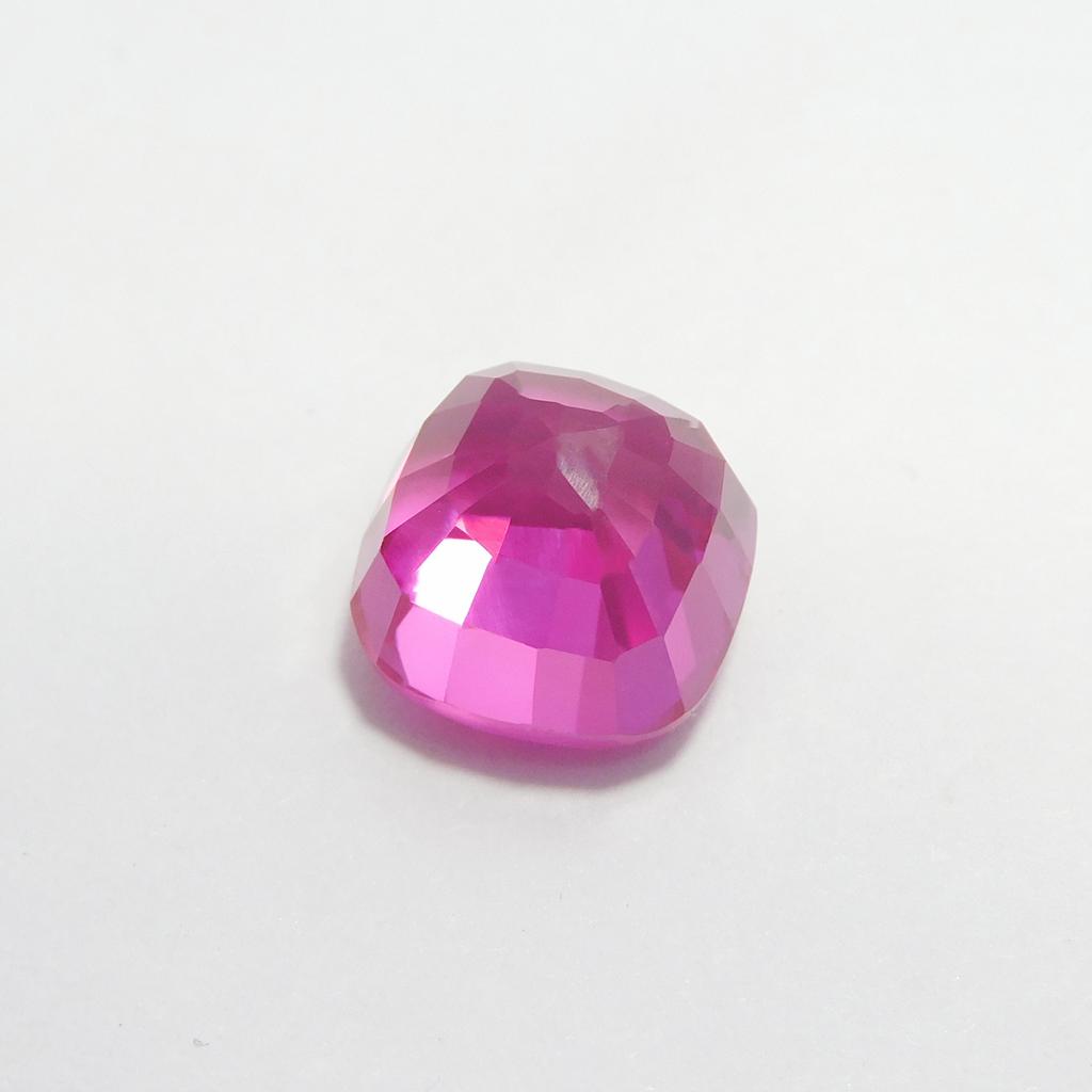 Natural Pink Ruby Loose Gemstone 8.50 Ct Square Cushion Cut for Jewelry Making and Gem Collections