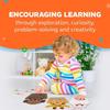 8pcs Sensory Hand-eye Cognitive Felt Mats Touchable Montessori Learning Toys  Kids Gifts