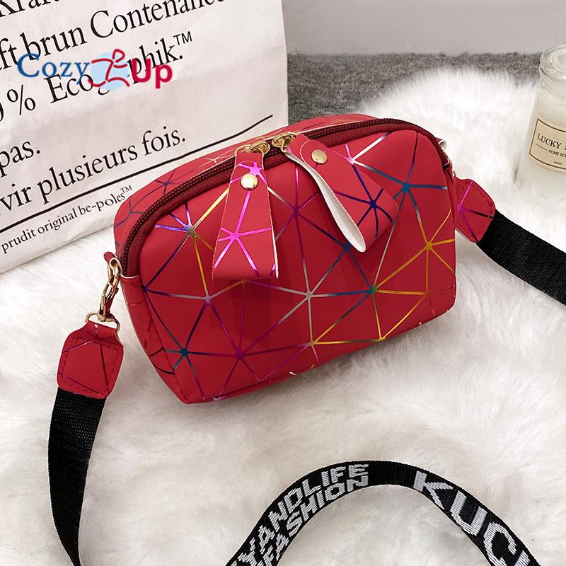 Cozy Up Printed Wide Shoulder Strap Women's Crossbody Bag