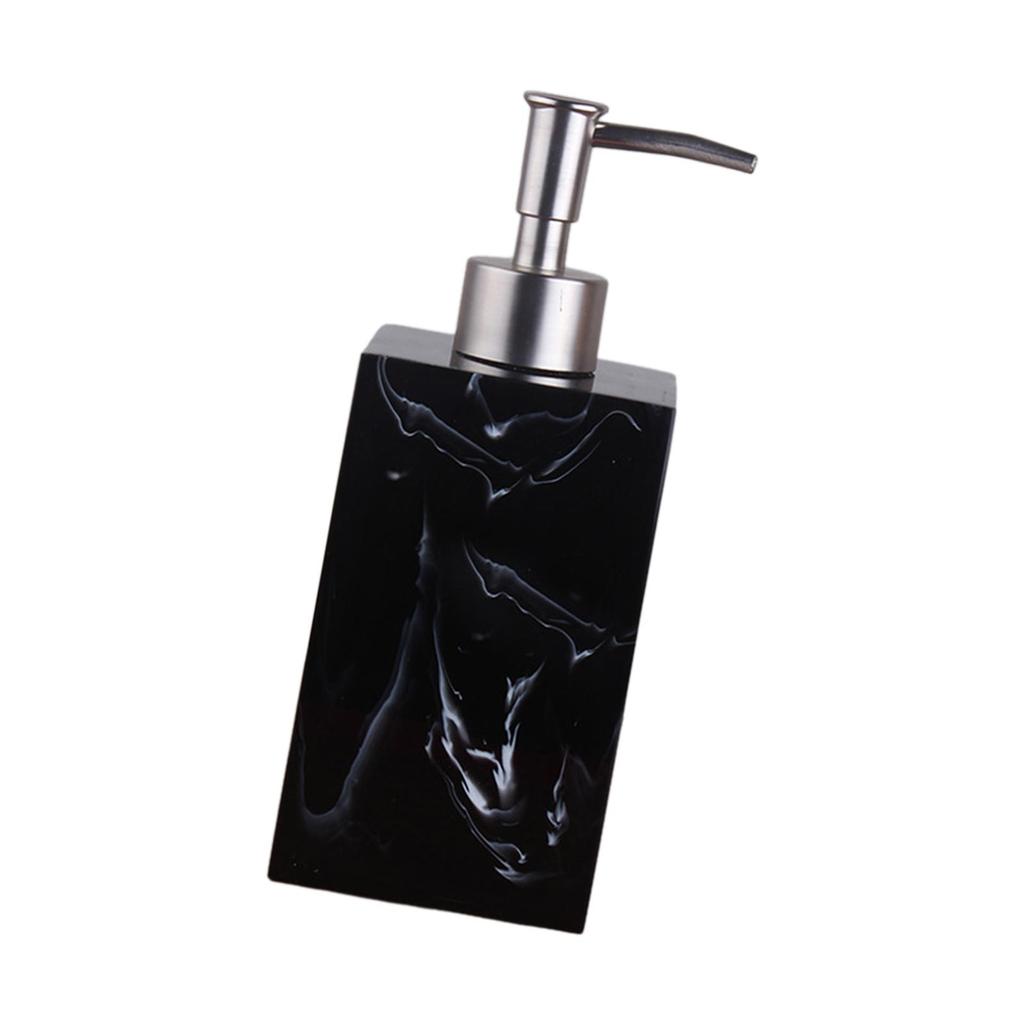 Marble Texture Soap Dispenser Bathroom Liquid Container Durable Salon Dispenser for Laundry Room Home Kitchen Hotel Bathroom