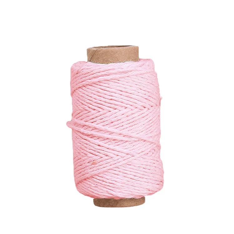 Cotton Macrame Cord Rope Bohemia Wedding Crafts DIY Twine Thread String Handmade Sewing Home Wall Hangings Party Decor