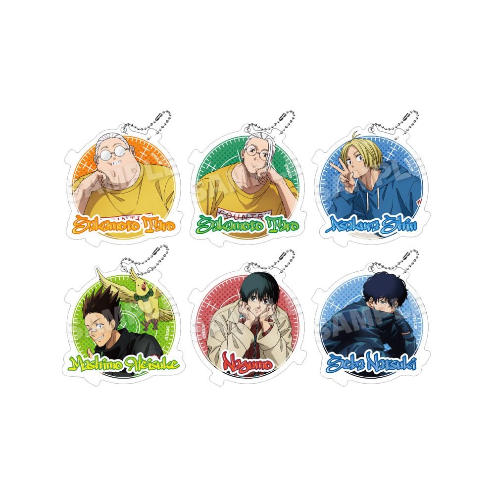 

SAKAMOTO DAYS Trading Acrylic Keychains Crouching Box of 6 Ver.