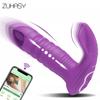Wireless Bluetooth APP Dildo Vibrator Female Telescopic Anal Butt Plug G Spot Clitoris Stimulator Wear Sex Toys for Women Panty