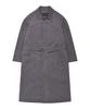 Ajobyajo Washed Cotton Oversized Coat [Purple]
