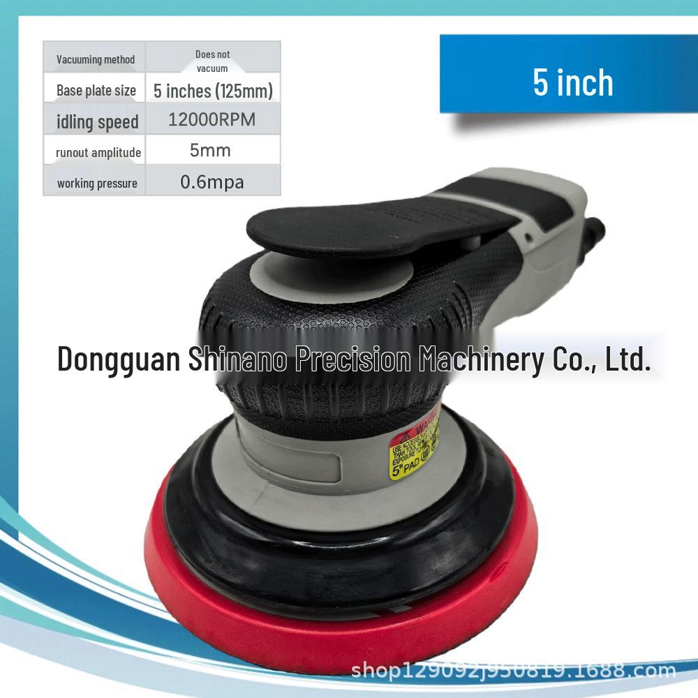 

IHB Pneumatic Sander: 5 & 6 Dry Grinding & Polishing Machine with Vacuuming Capability for Car Putty and Industrial Use.