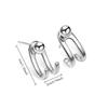 1 Pair Of Personalized Men's Fashionable Earrings, Trendy Men's Simple Hook Detachable