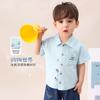 LUSON Children's Cartoon Short-Sleeved Shirt