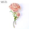 Crystal Flower Brooches for Women Luxury Silver Color Banquet Wedding Clothing Pin Female Gift