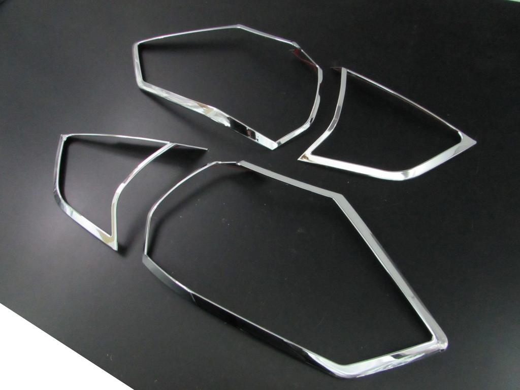 BRIGHTZ Chrome Tail Light Rings for the X-Trail T32 (Pre-facelift) [TAIL-027] (HNT32, HT32, NT32, HNT, HT, NT 32) - Part Number: 12793