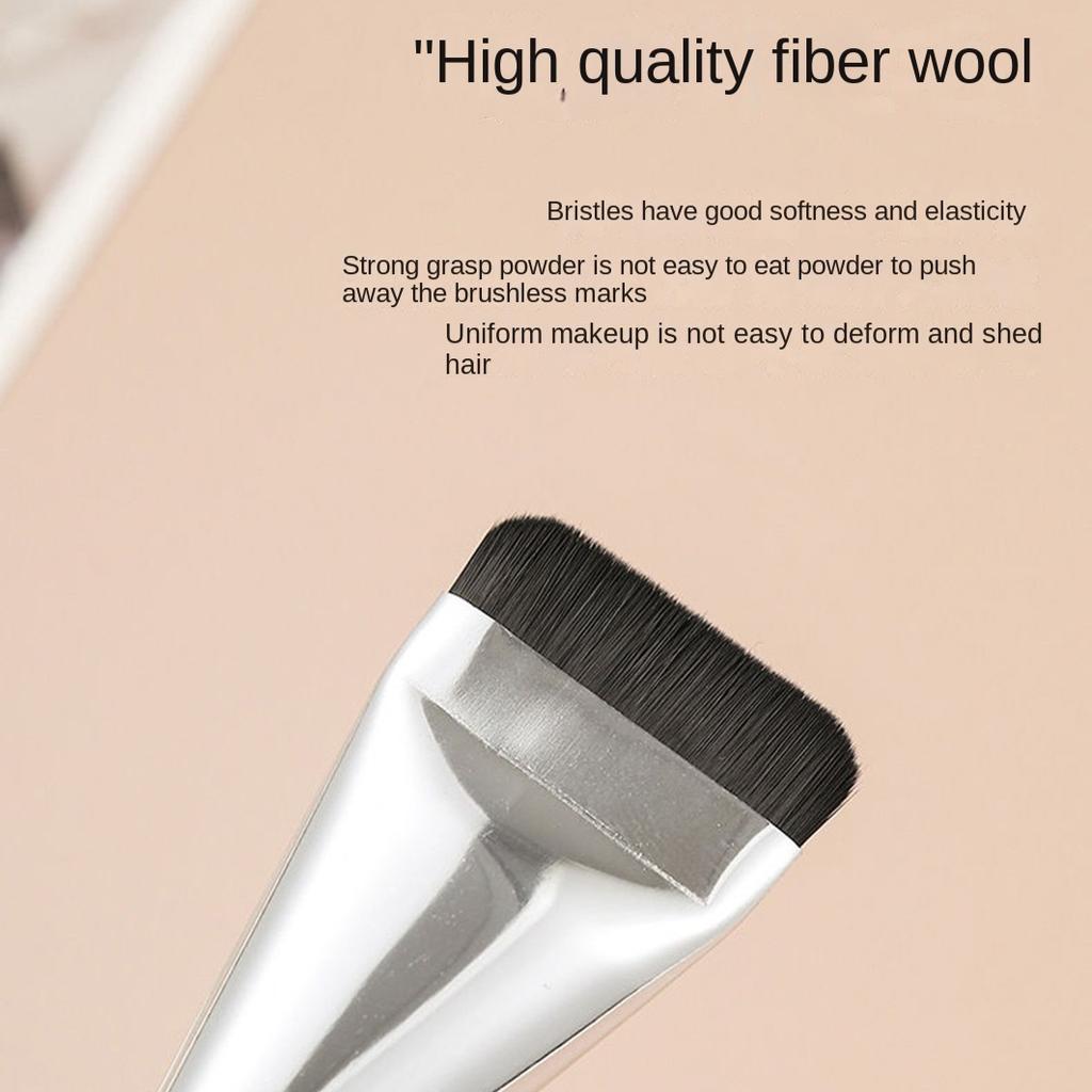 Line Facial Mask Brush No Powder Ultra-thin Flat Head Foundation Brush No Trace Light Base Soft Makeup Brushes Primer Beauty Tool
