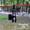 2pcs 4 Colors Camping Tent Clips Nylon Tarpaulin Fixing Snaps New Crocodile Windproof Tarp Clamps
