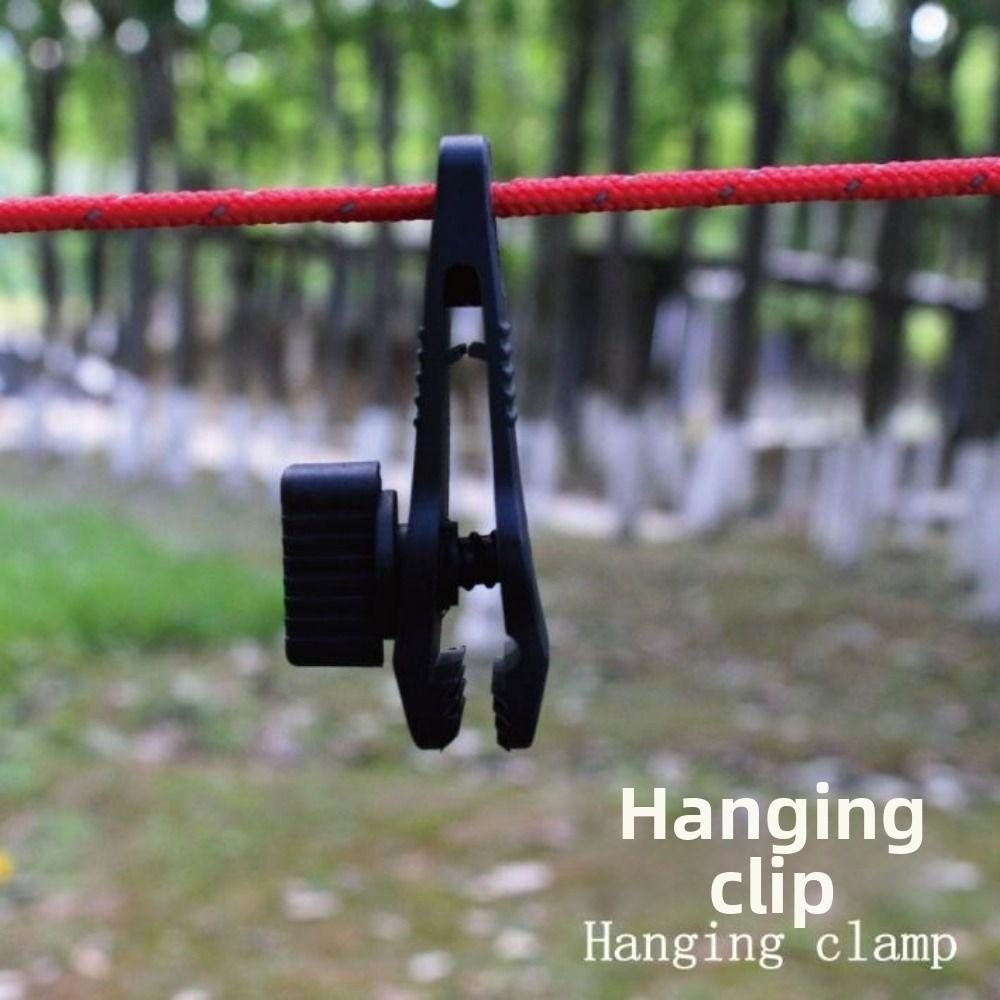 2pcs 4 Colors Camping Tent Clips Nylon Tarpaulin Fixing Snaps New Crocodile Windproof Tarp Clamps