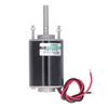 DC 24V Permanent Magnet DC Motor 30W 3420 High Speed Permanent Magnet DC Motor CW CCW Low Noise 7000RPM Black
