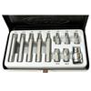 Spline Bit Set M5-M12 In S2 Steel with 3/8" Holder