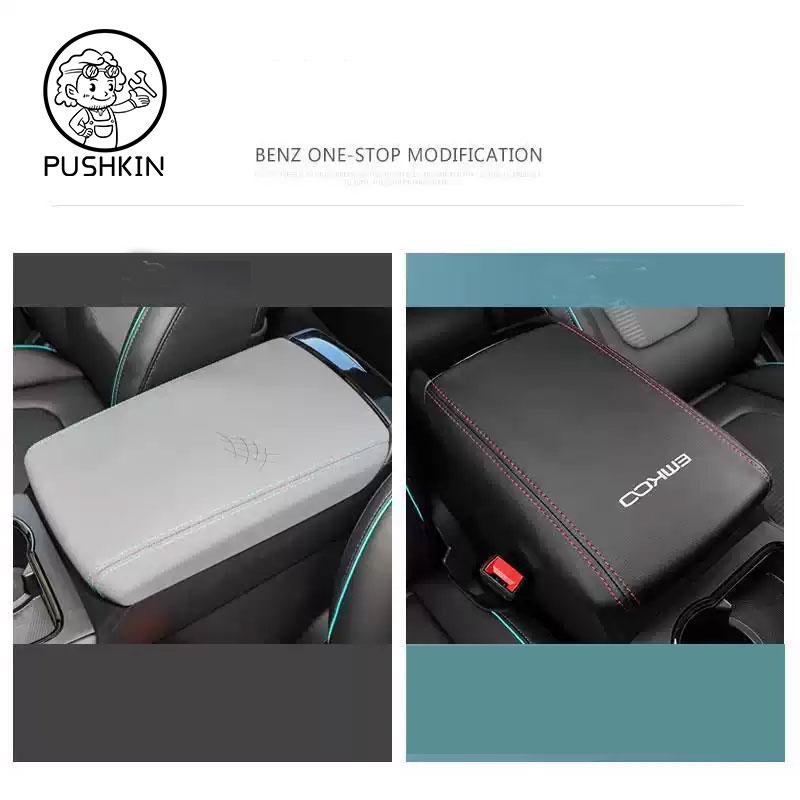 For Trumpchi GAC Emkoo 2025 2024 2023 Car Center Control Armrest Box Microfiber Leather Trim Cover Max Accessories