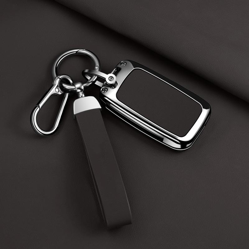 3 Button Zinc Alloy Leather Car Key Fob Case Lada Vesta Granta Xray Kalina Priora Sedan Sport Key Fob Car Key Box Cover