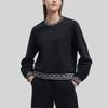 New FILA Sweatshirts Women's Jet Black F11W344209FBK